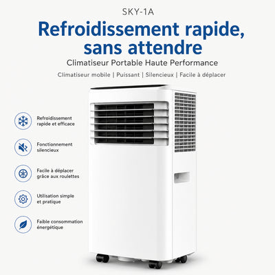 Climatiseur Portable 4-en-1 avec Humidificateur